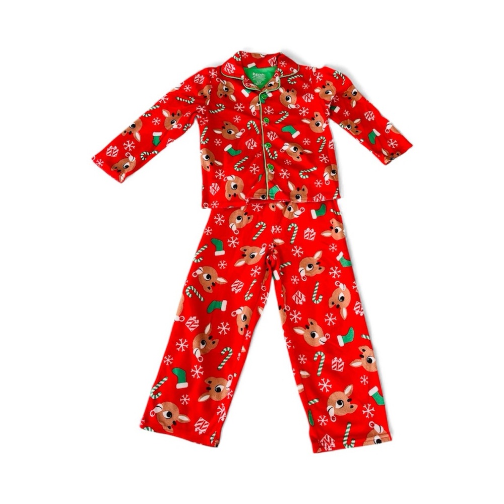 Rudolph the Red Nosed Reindeer Pajamas – Size XS (4/5) – Christmas PJ